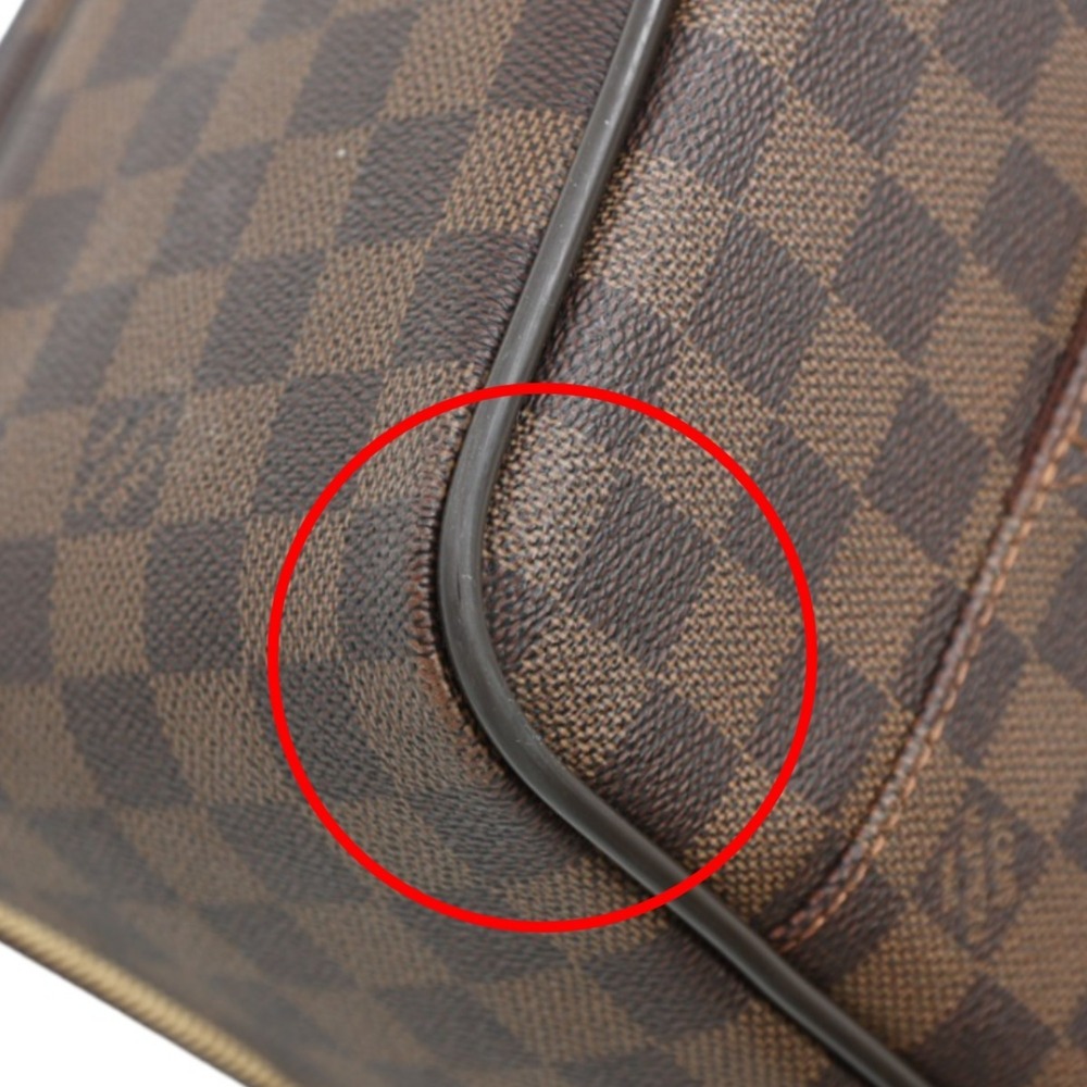 LOUIS VUITTON Authentic Brown Damier Canvas Bag - Picture 9 of 14